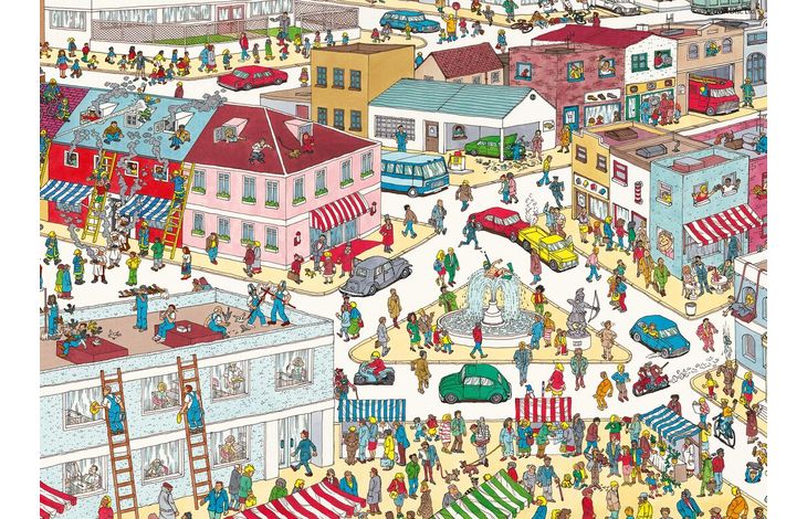 Plenty Gifts Puzzel Where's Wally 3 in 1