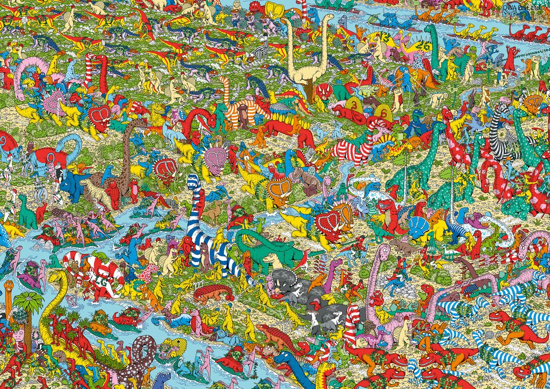 Plenty Gifts Puzzel Where's Wally 3 in 1