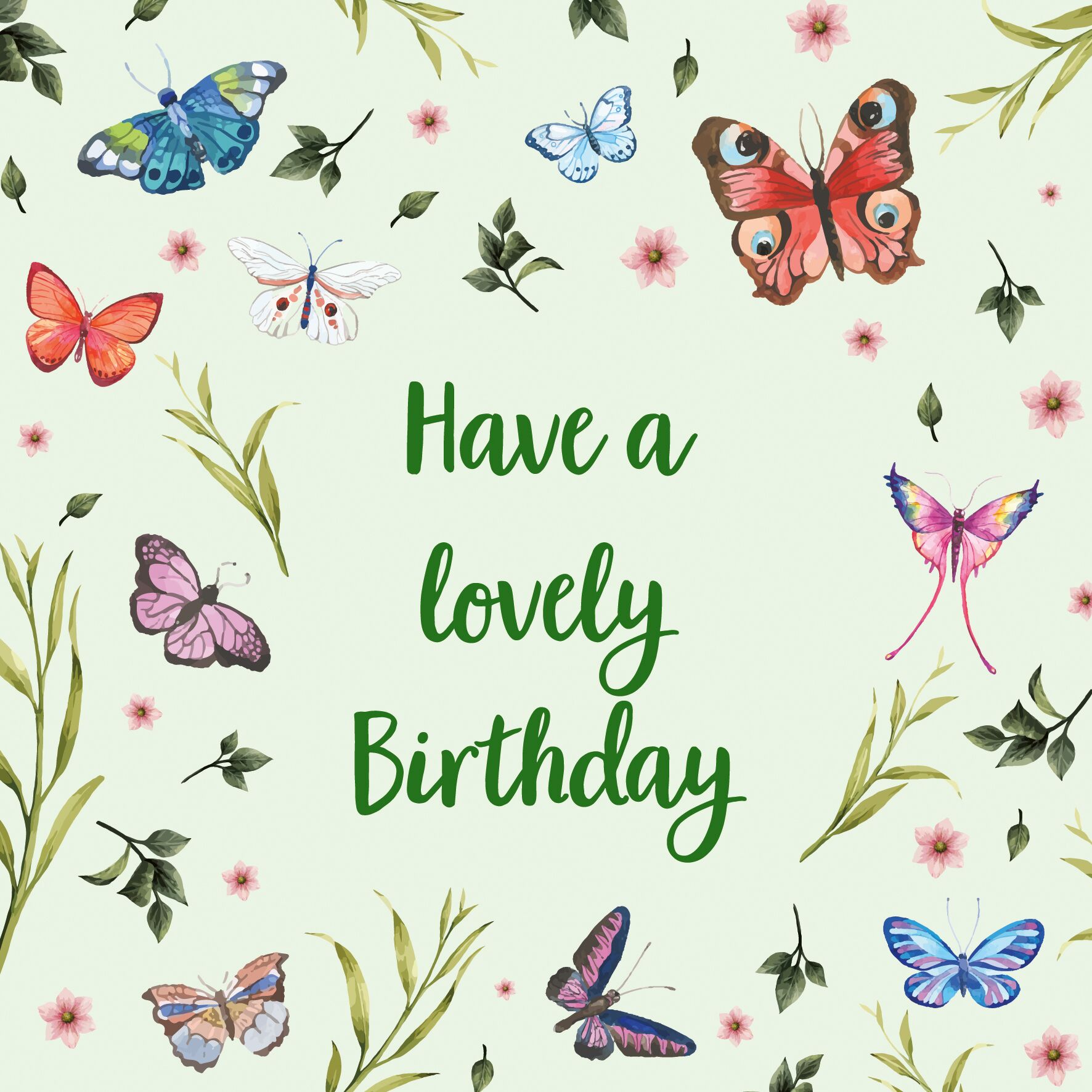 Plenty Gifts Kaart CS Butterflies