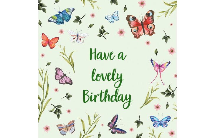 Plenty Gifts Kaart CS Butterflies