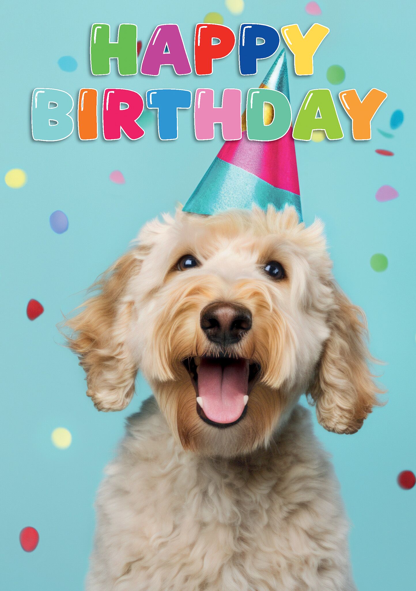 Plenty Gifts Kaart A5 Happy Birthday Confetti (v)