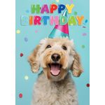 Kaart A5 Happy Birthday Confetti (v)