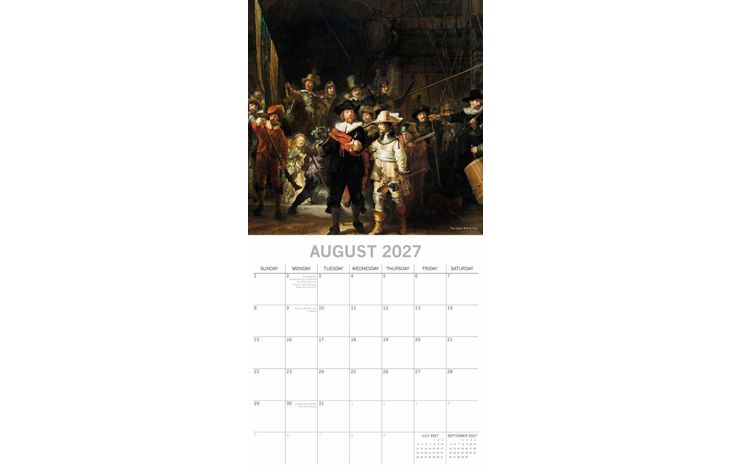 The Gifted Stationery Kalender 27 Rembrandt gtd