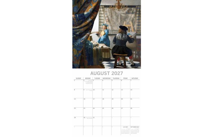 The Gifted Stationery Kalender 27 Vermeer gtd