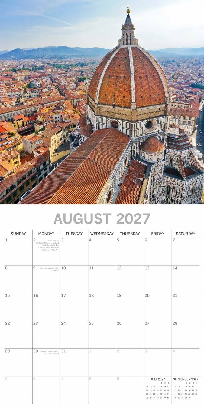 The Gifted Stationery Kalender 27 Cathedrals gtd