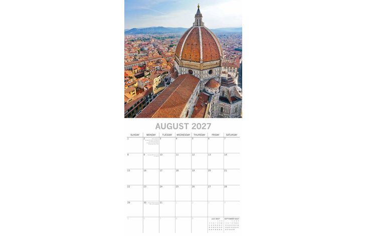 The Gifted Stationery Kalender 27 Cathedrals gtd