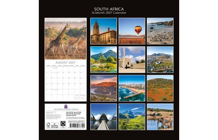 The Gifted Stationery Kalender 27 South Africa gtd
