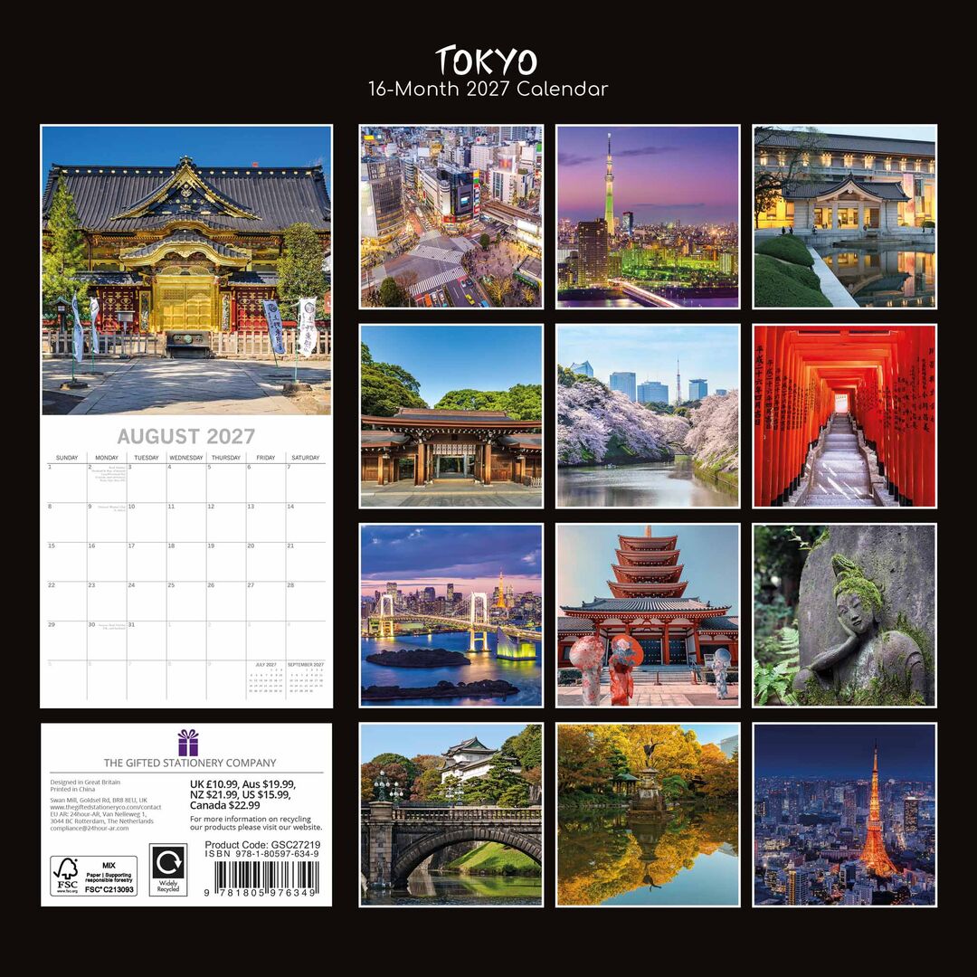 The Gifted Stationery Kalender 27 Tokyo gtd