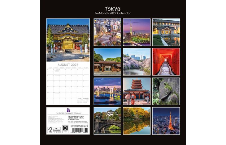 The Gifted Stationery Kalender 27 Tokyo gtd