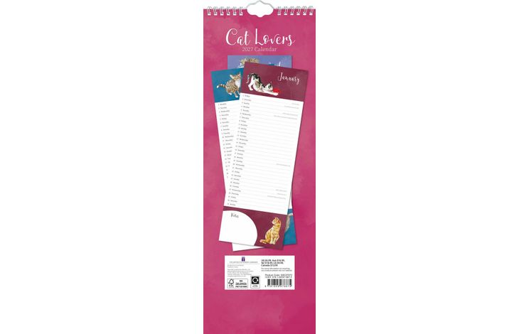 The Gifted Stationery Sl Kalender 27 Cat Lovers gtd