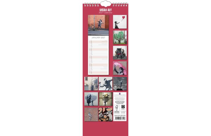 The Gifted Stationery Sl Kalender 27 Banksy gtd