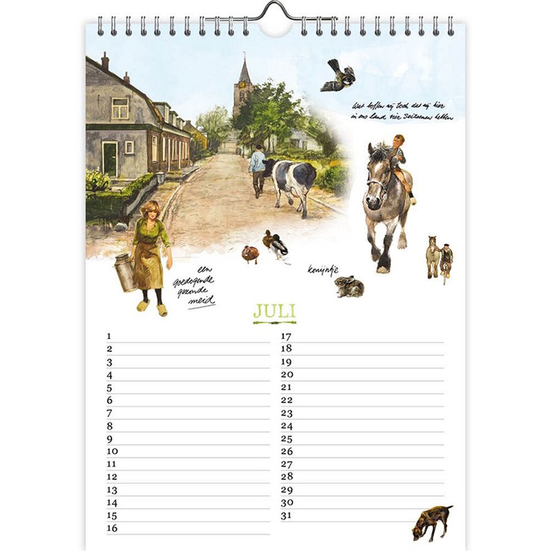 Comello Verjaardagskalender Poortvliet Boerderij