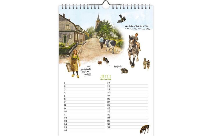 Comello Verjaardagskalender Poortvliet Boerderij