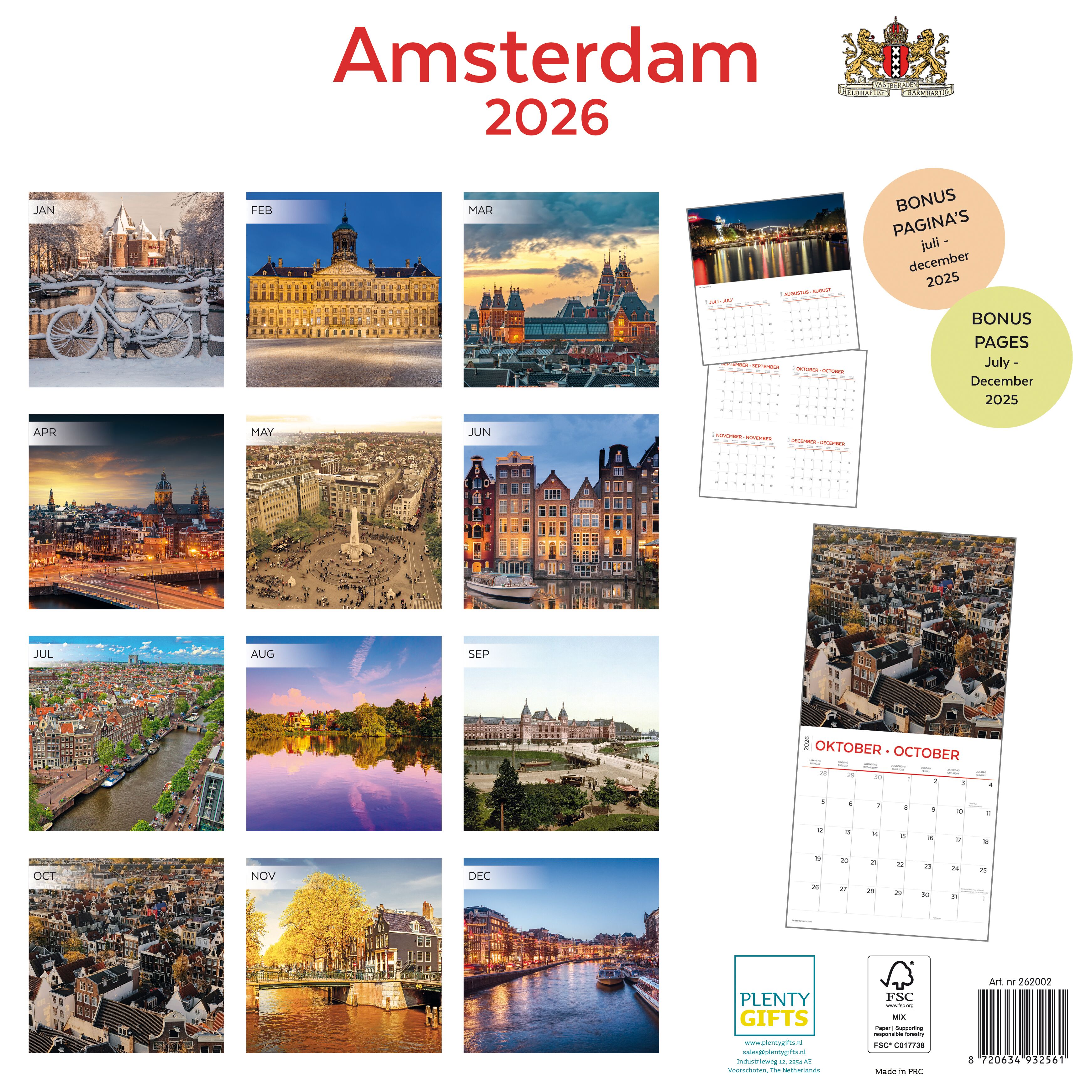 Plenty Gifts Kalender 26 Amsterdam pg