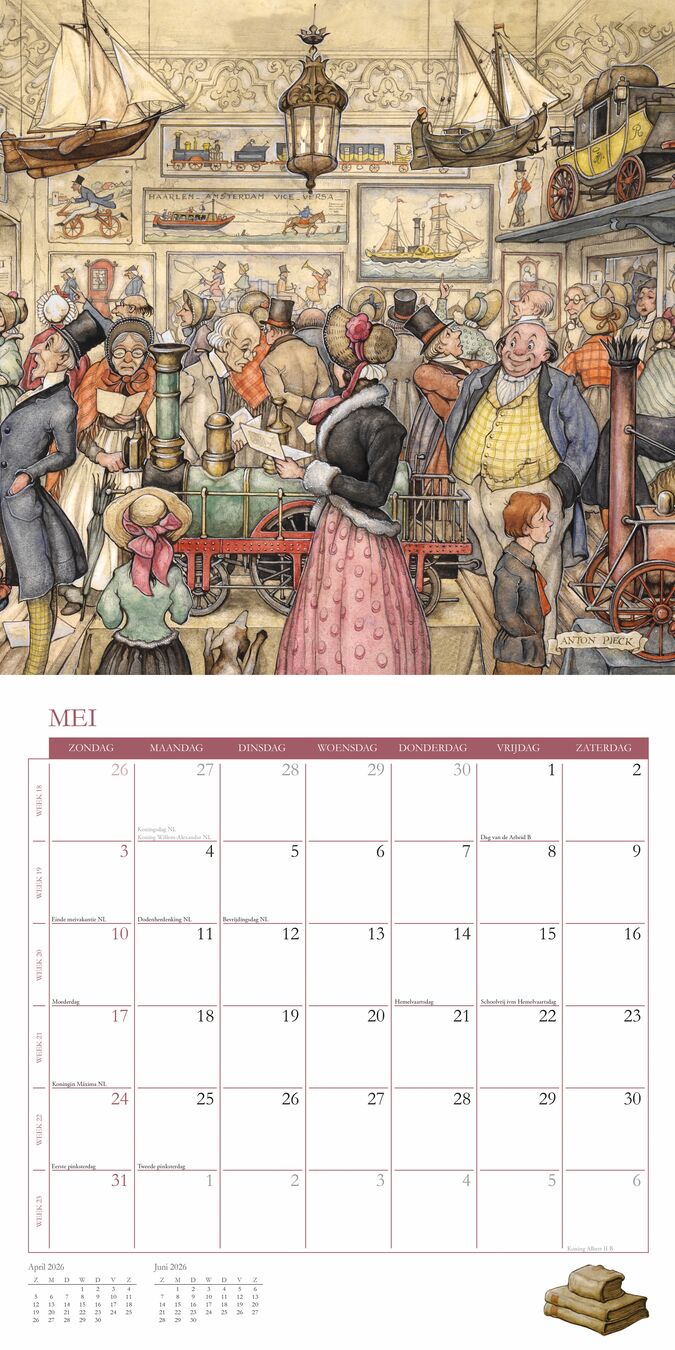 Comello Kalender 26 Anton Pieck pgc