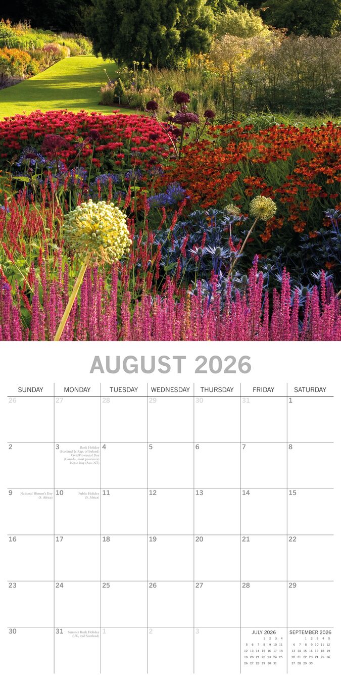 The Gifted Stationery Kalender 26 Beautiful Gardens gtd