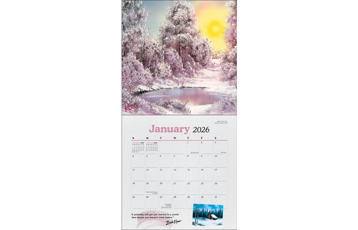 Flame Tree Publishing Kalender 26 Bob Ross amp