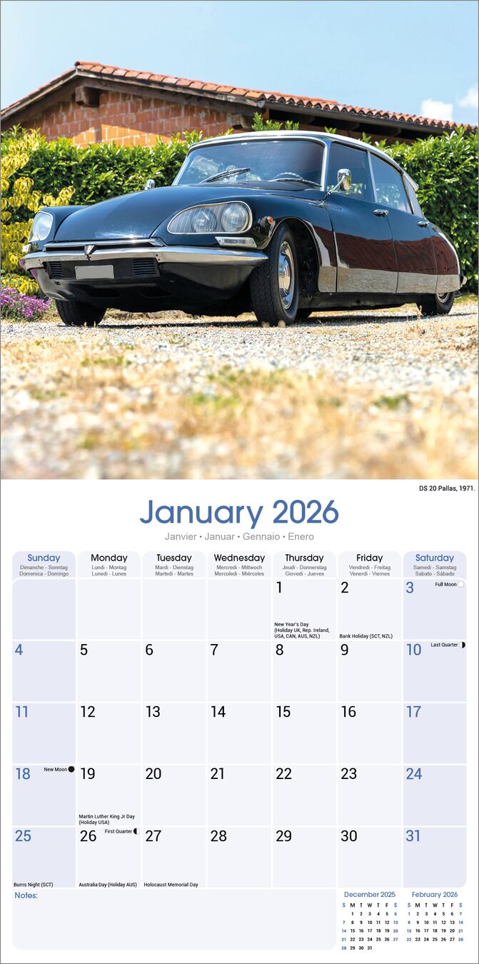 Avonside Kalender 26 Citroen as