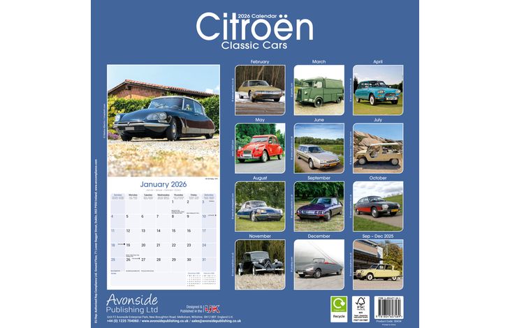 Avonside Kalender 26 Citroen as