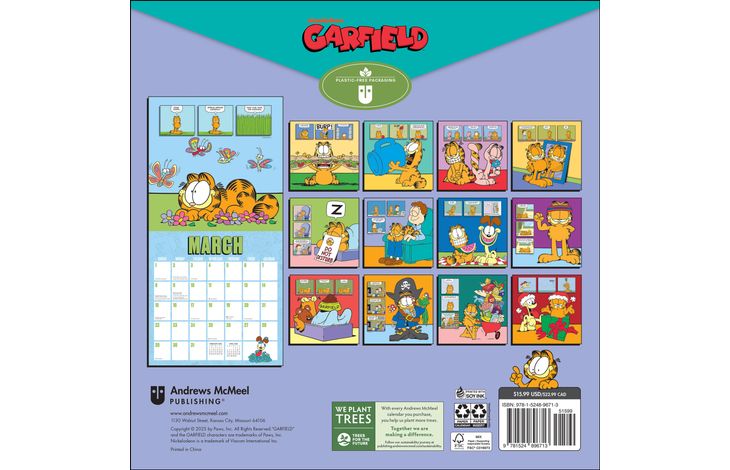 Flame Tree Publishing Kalender 26 Garfield amp