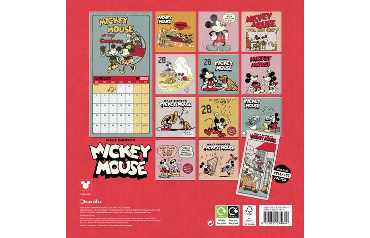 Danilo Kalender 26 Mickey Mouse Classic dnl