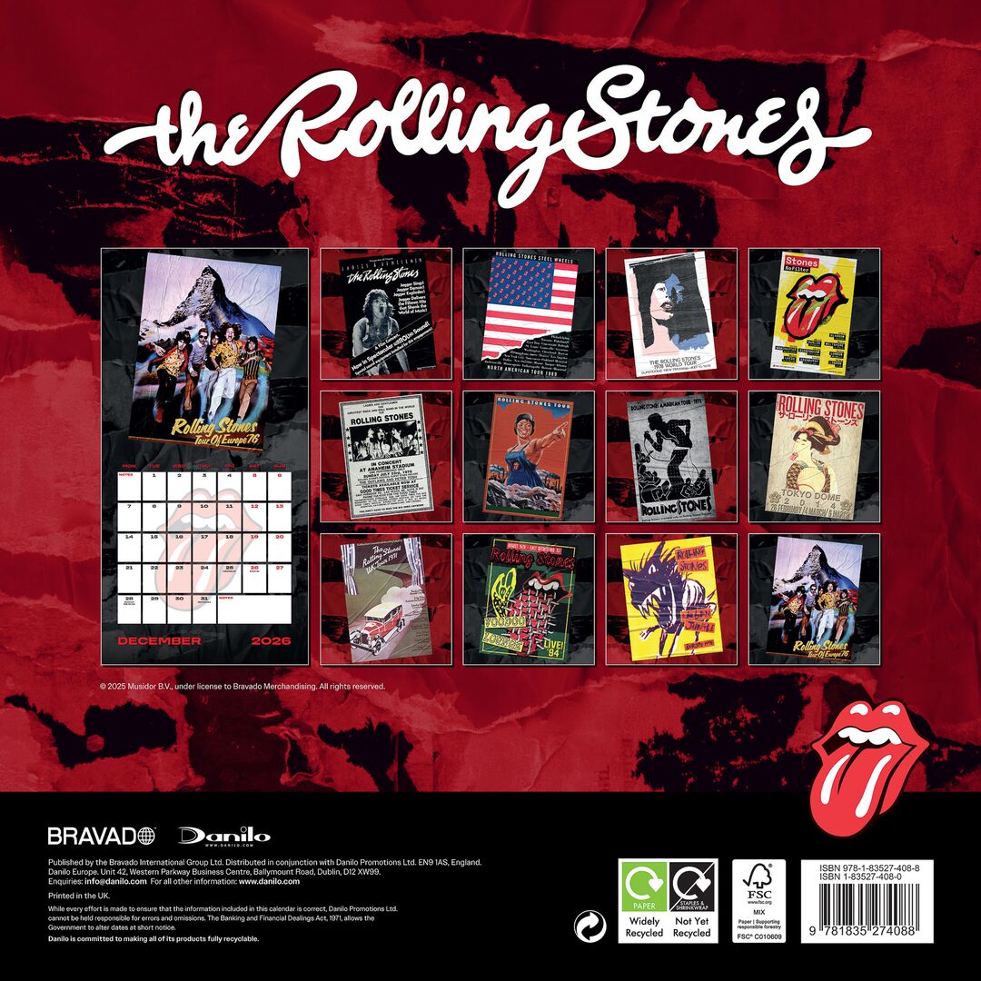 Danilo Kalender 26 Rolling Stones dnl