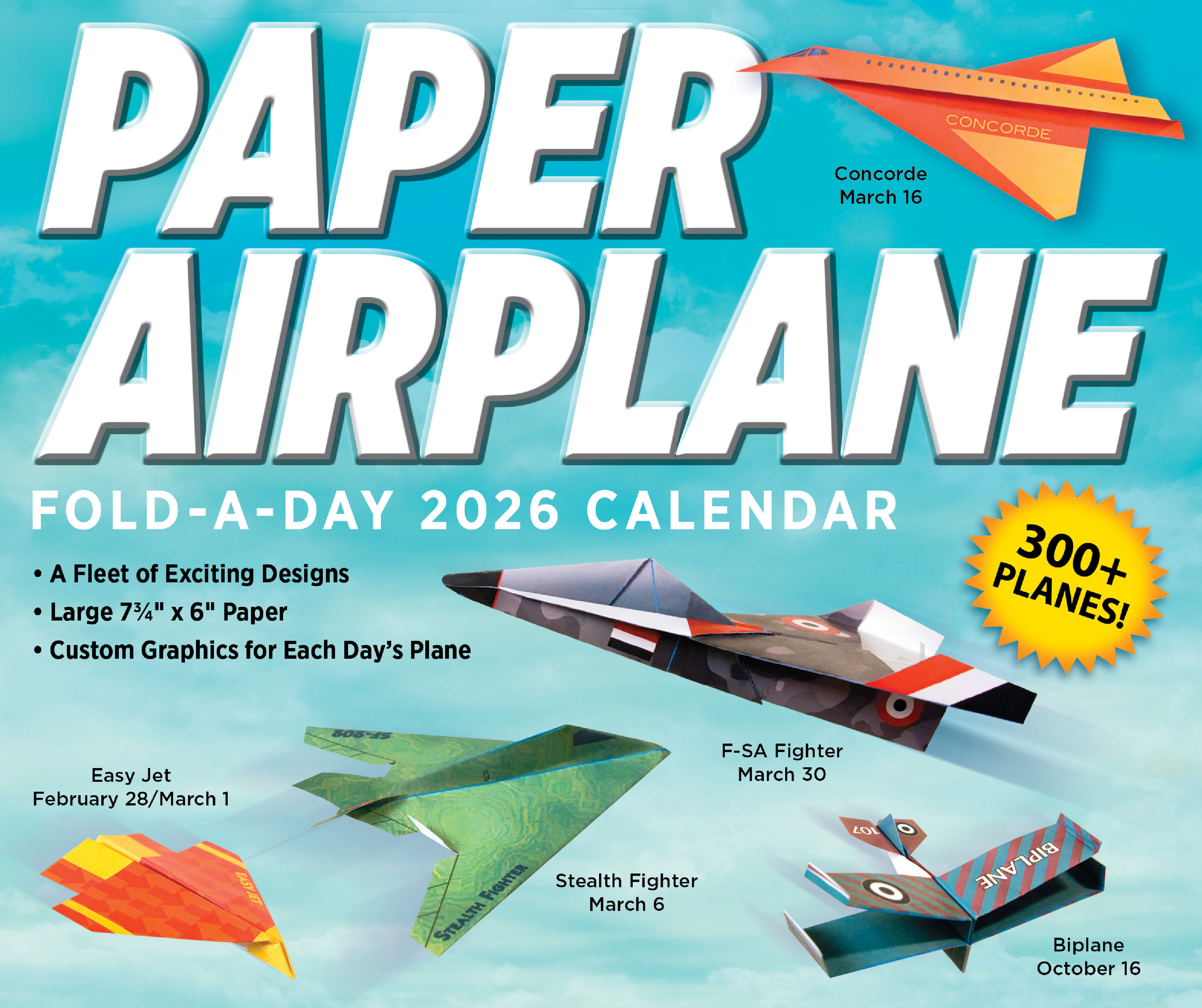 Flame Tree Publishing Boxed 26 Act Paper Airplane amp