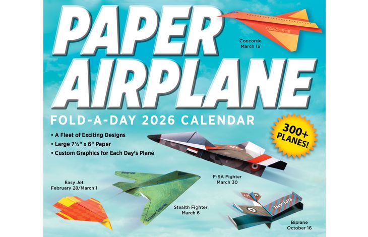 Flame Tree Publishing Boxed 26 Act Paper Airplane amp