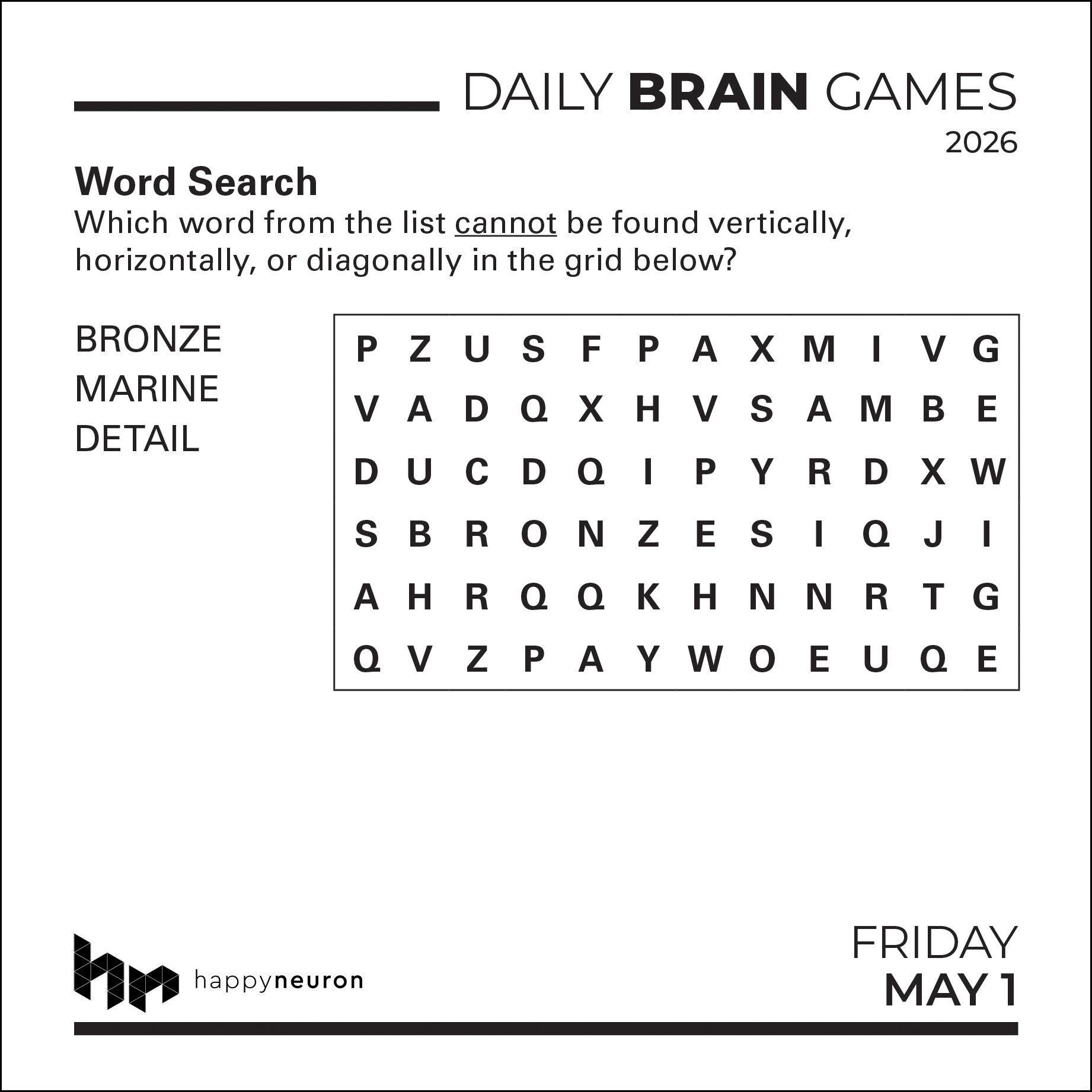 Flame Tree Publishing Boxed 26 Daily Brain Games amp