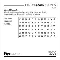 Flame Tree Publishing Boxed 26 Daily Brain Games amp