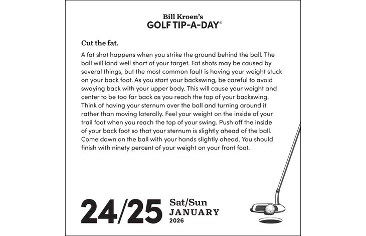 Flame Tree Publishing Boxed 26 Golf Tip a Day amp