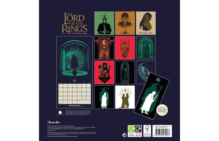 Danilo Kalender 26 Lord Of The Rings dnl