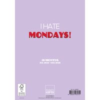 Plenty Gifts Agenda 26 I Hate Mondays pg
