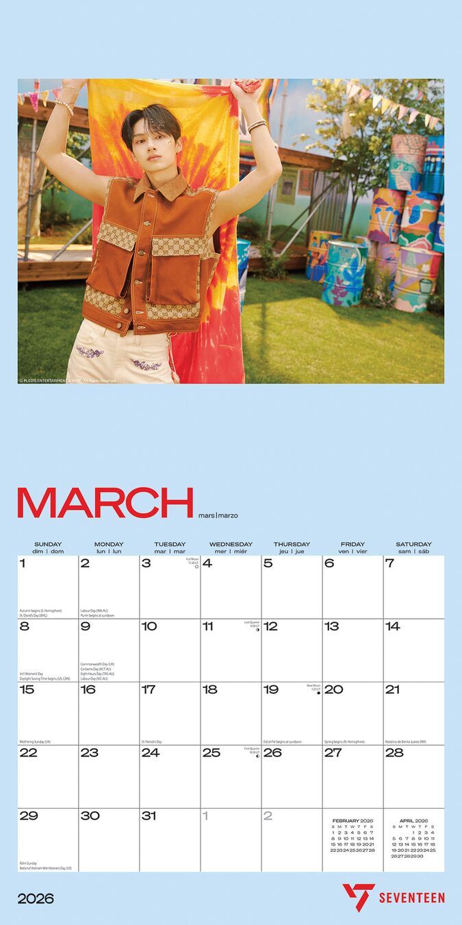 Danilo Kalender 26 Seventeen dnl