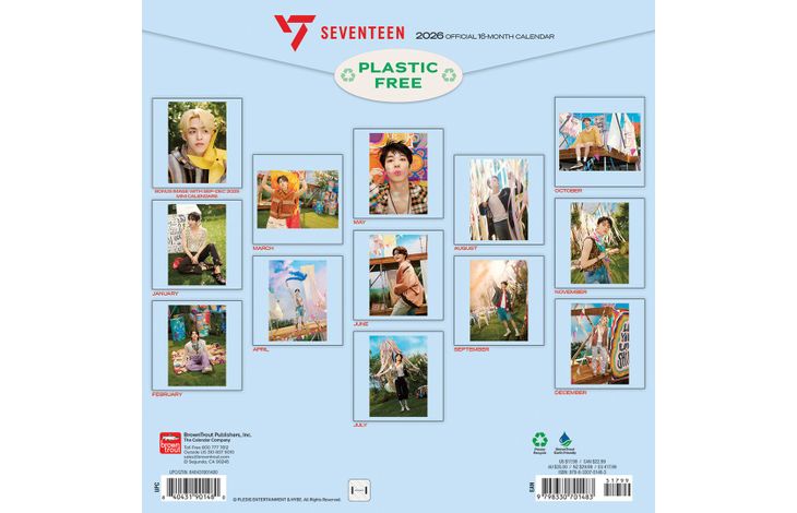 Danilo Kalender 26 Seventeen dnl