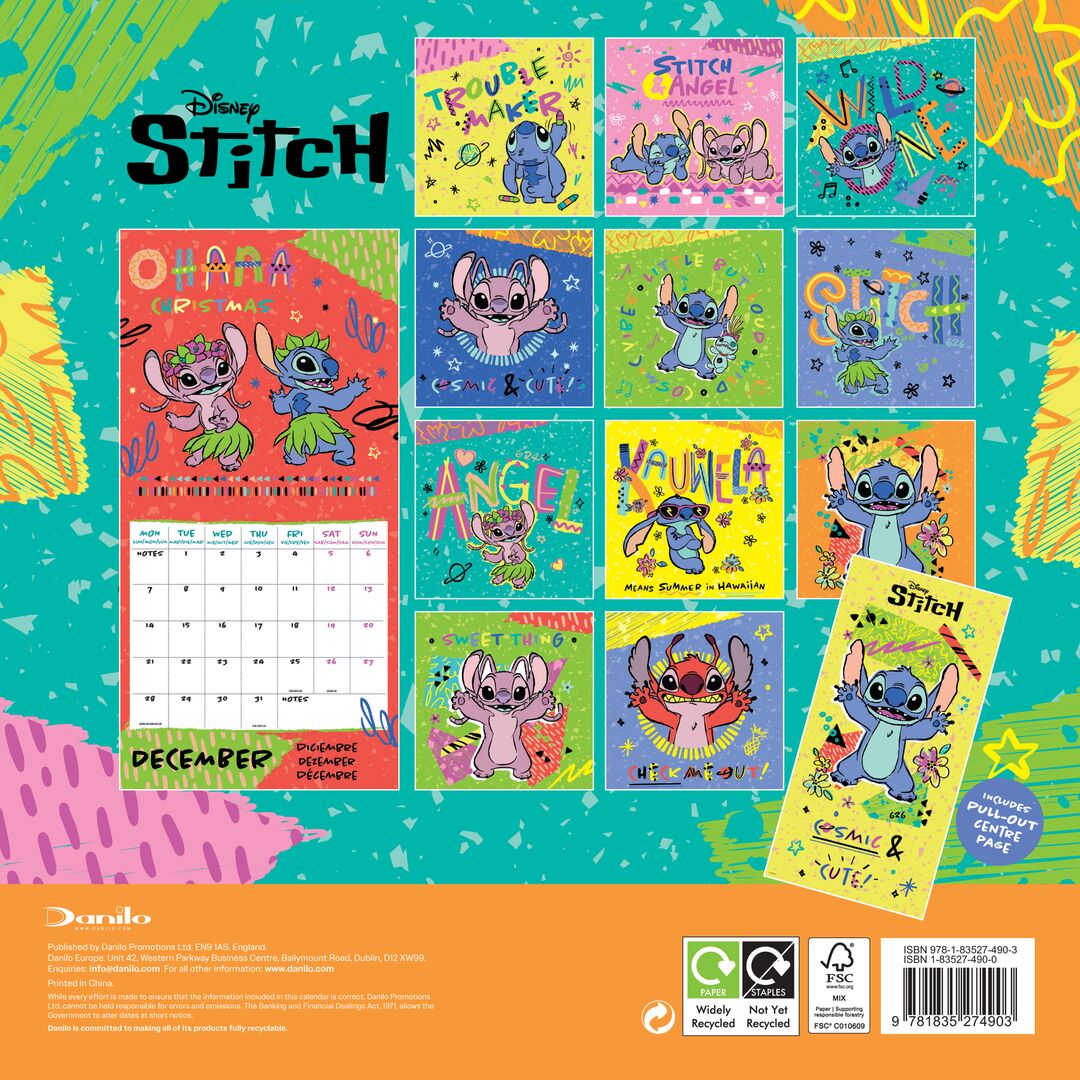 Danilo Kalender 26 Disney Stitch dnl