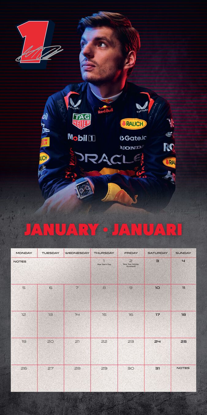 Danilo Kalender 26 Redbull Racing dnl