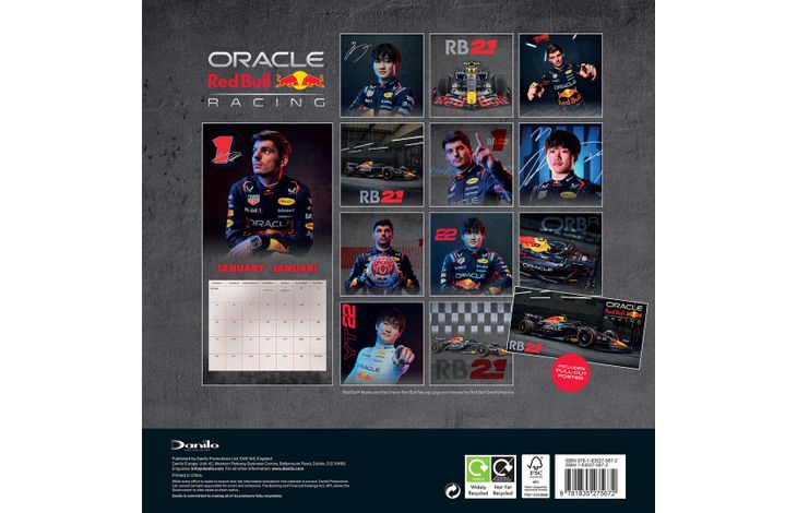Danilo Kalender 26 Redbull Racing dnl