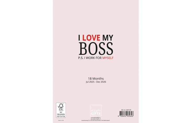 Plenty Gifts Agenda 26 Love My Boss pg