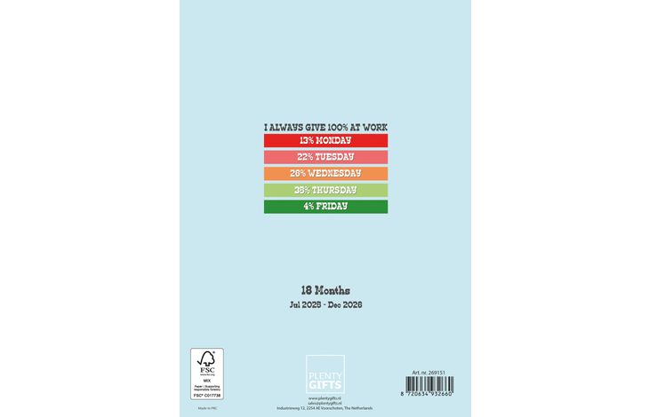 Plenty Gifts Agenda 26 Always Give 100% pg