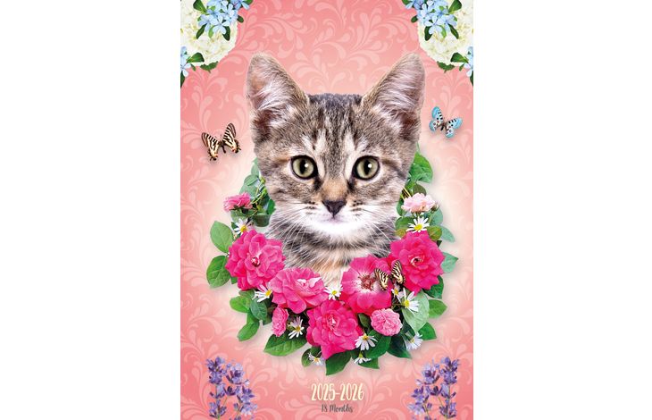 Plenty Gifts Agenda 26 Cat Flowers pg