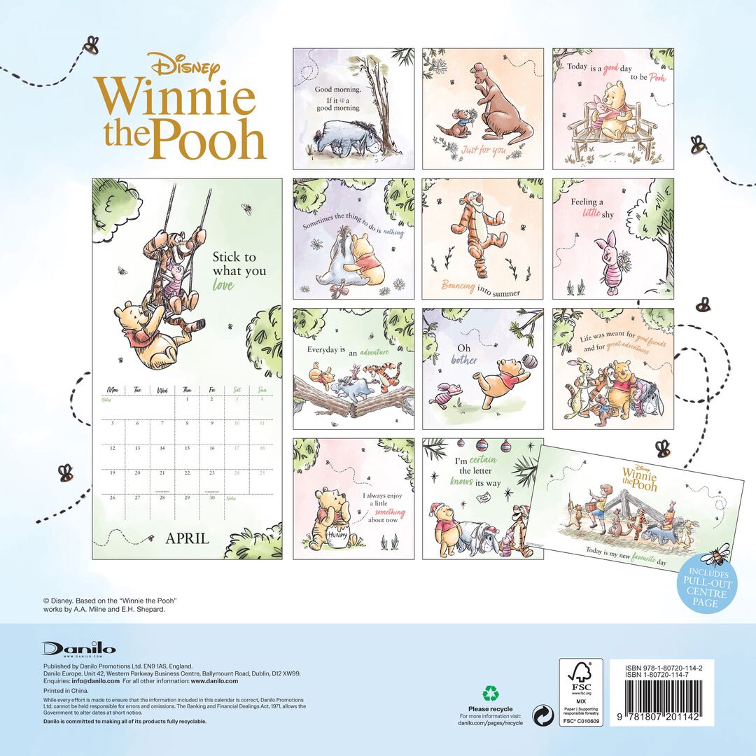 Danilo Kalender 27 Winnie The Pooh dnl
