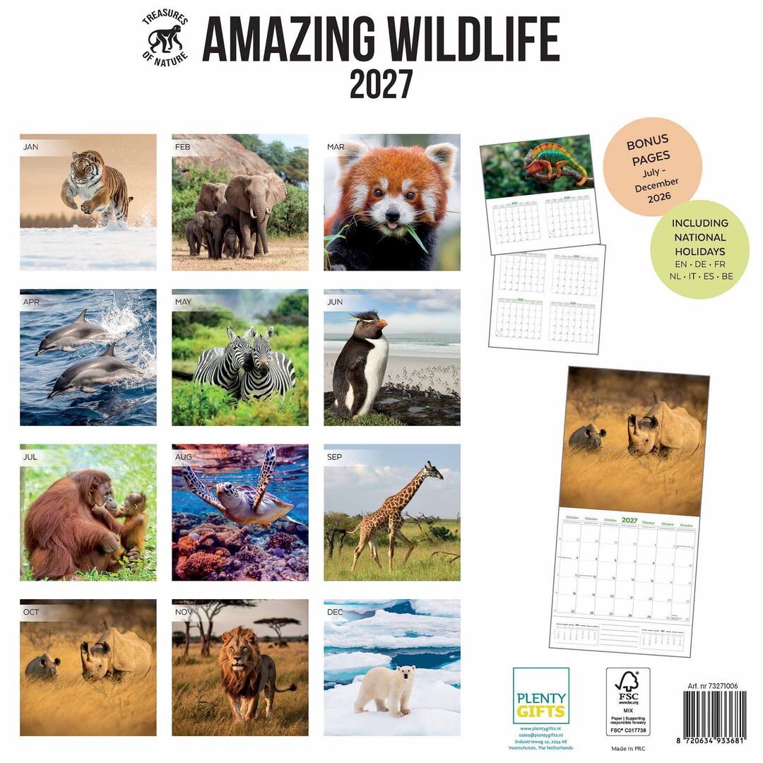 Plenty Gifts Kalender 27 Amazing Wildlife ToN pg