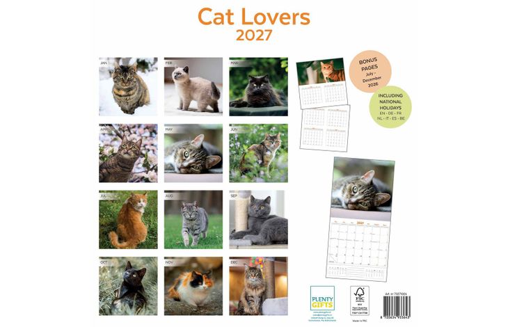 Plenty Gifts Kalender 27 Cat Lovers pg