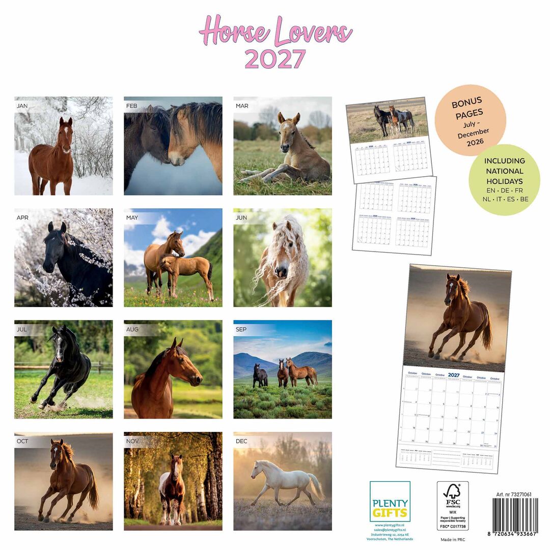 Plenty Gifts Kalender 27 Horse Lovers pg