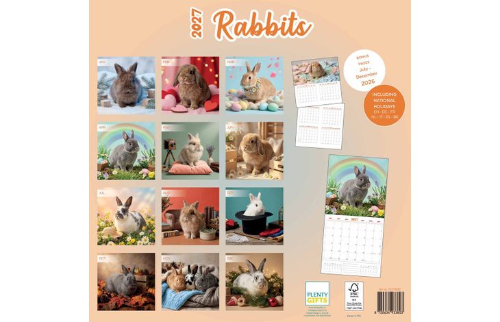 Plenty Gifts Kalender 27 Rabbits Studio pg