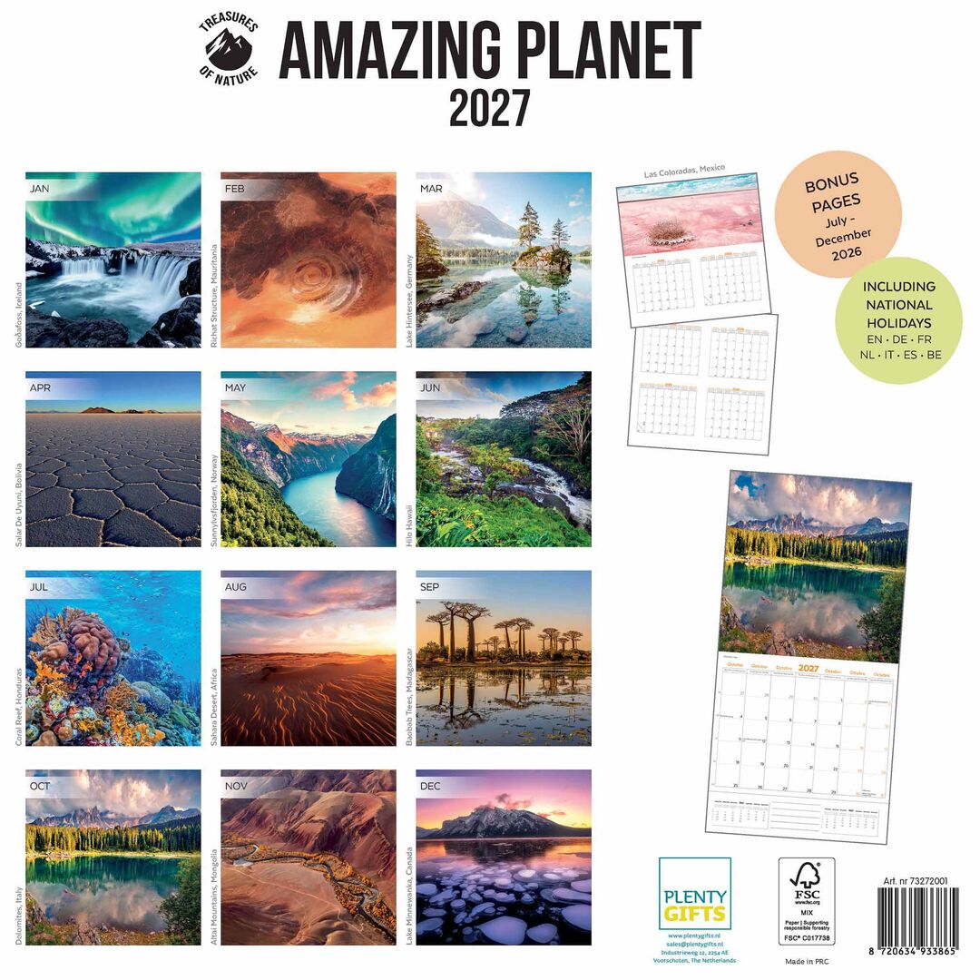 Plenty Gifts Kalender 27 Amazing Planet ToN pg
