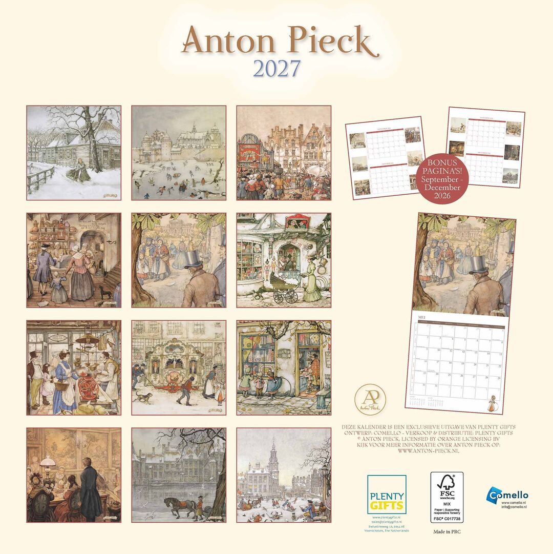 Comello Kalender 27 Anton Pieck pgc
