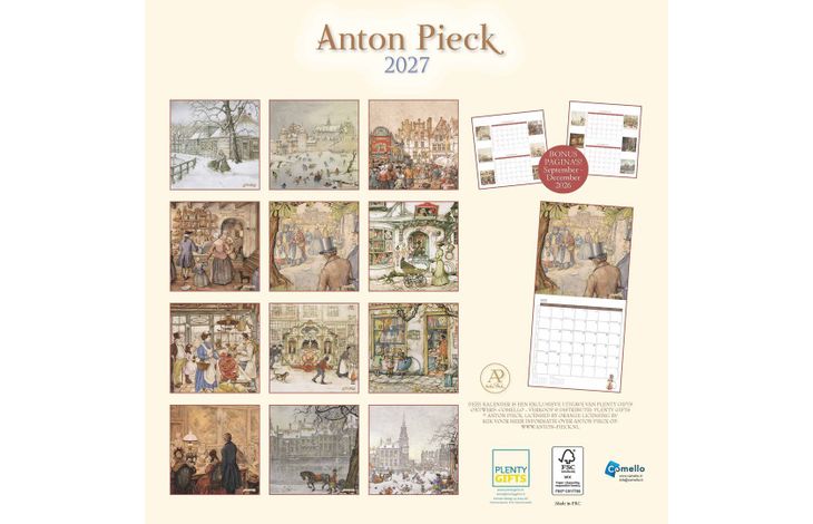Comello Kalender 27 Anton Pieck pgc
