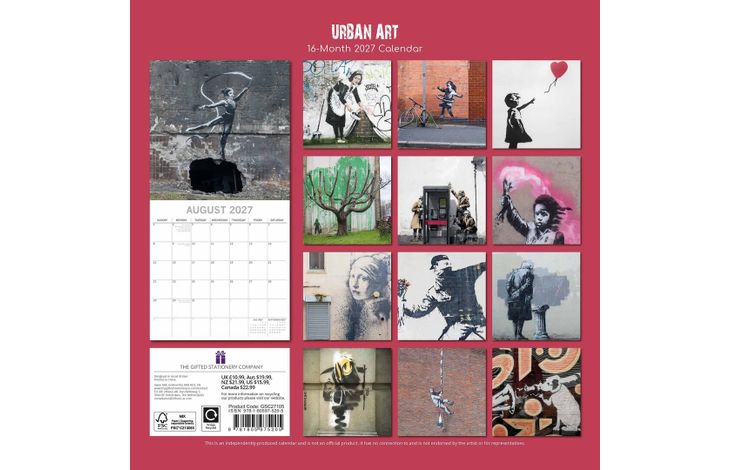 The Gifted Stationery Kalender 27 Banksy gtd